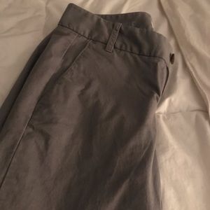 JCrew stretch grey pants.